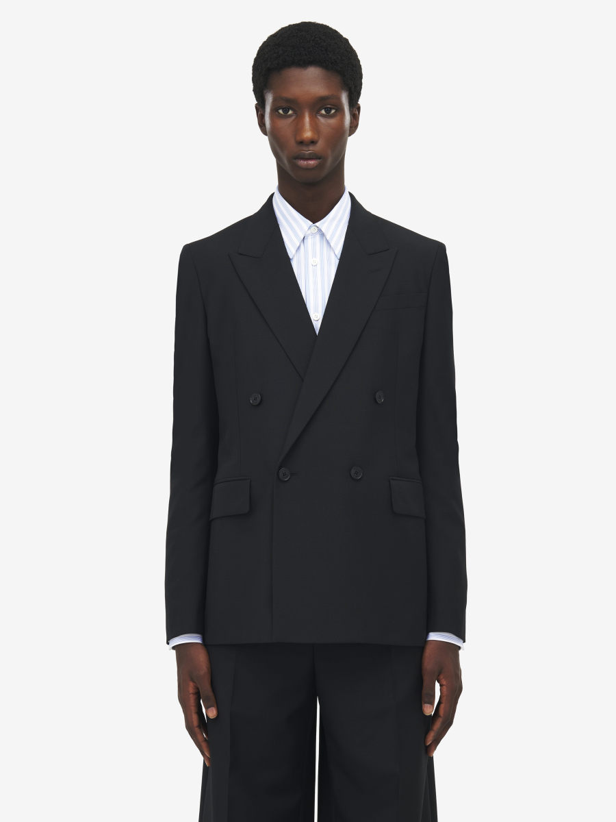ALEXANDER MCQUEEN - Double-breasted Tailored Jacket - Item 826353QUAAE1000